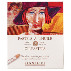 Sennelier oil pastels portrait set 24 colors