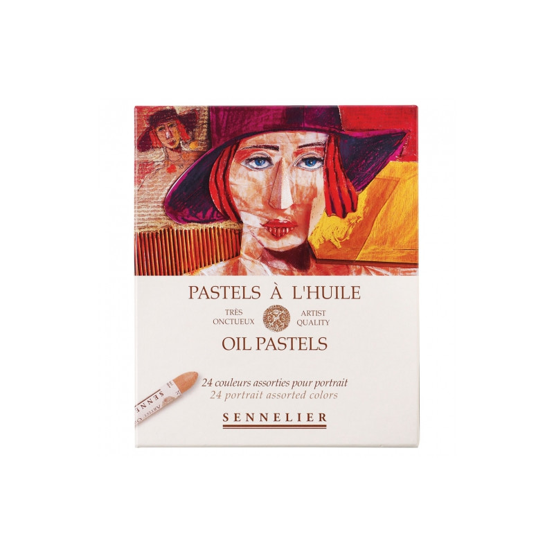 Sennelier oil pastels portrait set 24 colors