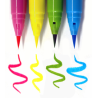 Kuretake clean color real brush pop colors set of 4 markers - szal art
