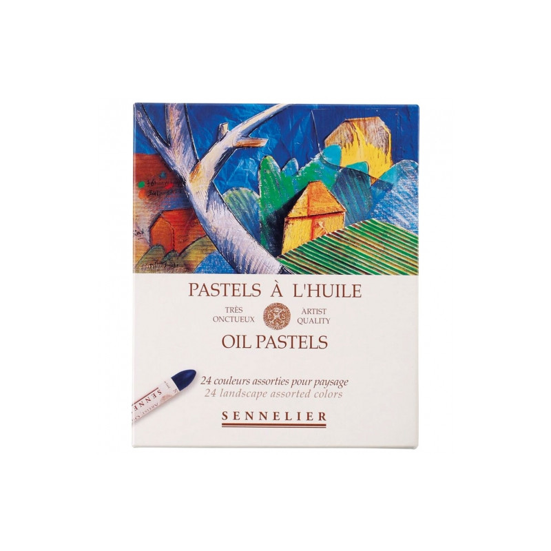 Sennelier oil pastels landscape set 24 colors