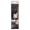 Zieler premium mixed media set of 5 synthetic brushes