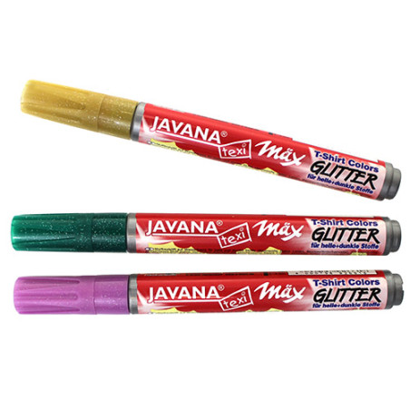 Kreul javana glitter pisaki do tkanin