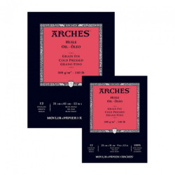 Blok Arches do farb olejnych 300g 12ark Gran Fin - sklep plastyczny -