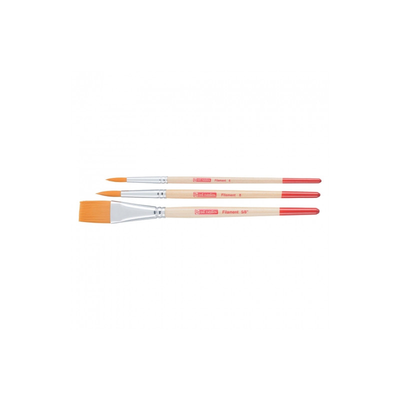 Talens artcreation set of 3 polyester brushes 9099133M