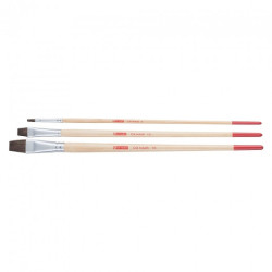 Talens artcreation set of 3 flat natural brushes 9099223M