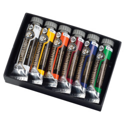 Talens rembrandt set of oil paints 6x15ml