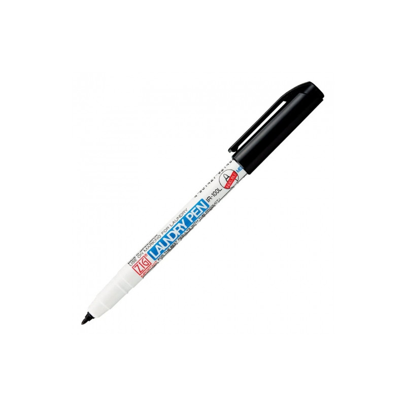 Kuretake ZIG Laundry Pen black non-penetrable pen for fabrics