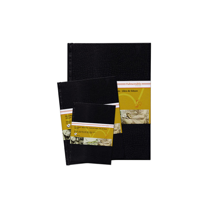 Szkicownik Hahnemuhle sketchbook fineart 120g 64 ark czarna opra - skl