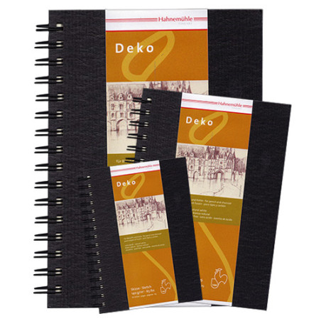 Szkicownik Hahnemuhle deco 140g 62 arkusze czarny spirala - Sklep plas