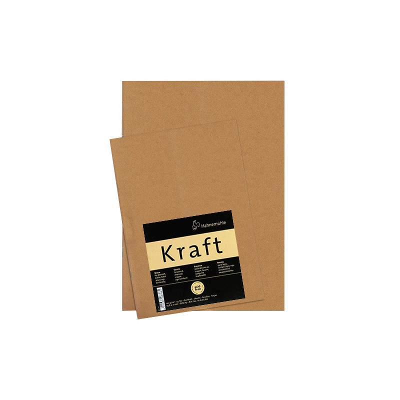 Sketchbook Hahnemuhle kraft 120g 20akr gray paper