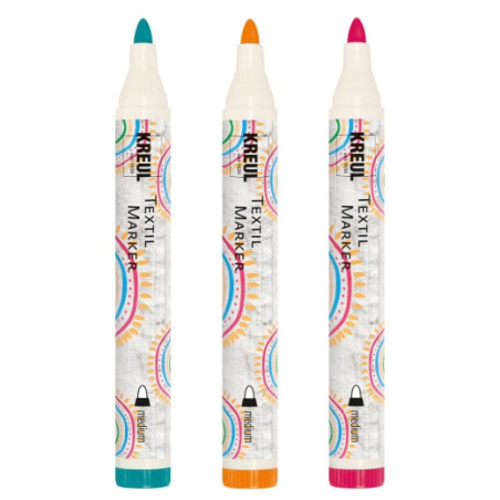 Kreul javana texi max sunny markers for light fabrics