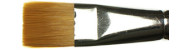 Martie's artisth brush flat nylon brushes with beveled handle