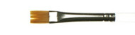 Martie's artisth brush flat nylon brushes with beveled handle