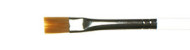 Martie's artisth brush flat nylon brushes with beveled handle
