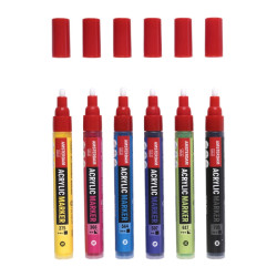 Talens amsterdam medium starter pack set of 6 acrylic pens