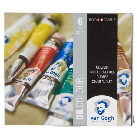 Talens Van Gogh oil paints - 6 col