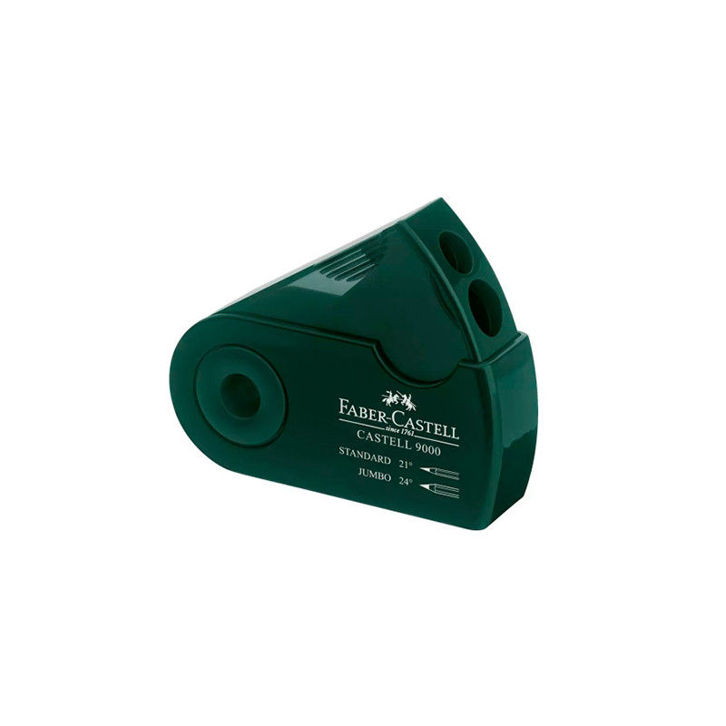Faber-Castell double sharpener 9000 green