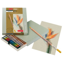 Bruynzeel pastel pastels set in a crayon 12 pieces