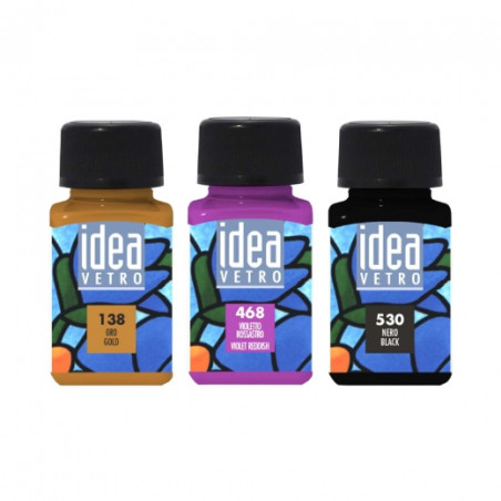 Maimeri idea vetro farby do szkła 60ml - Sklep Plastyczny - Szał dla P