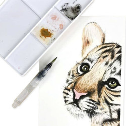 Zieler watercolour starter set farby + akcesoria - sklep plastyczny -