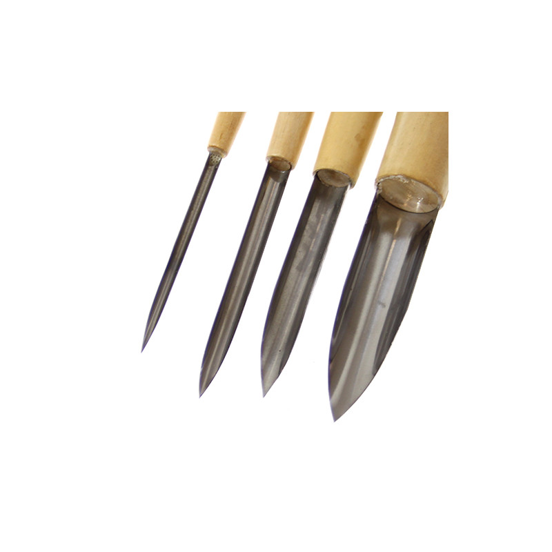 Ceramic tools for holes sharp set of 4 pieces - Plastic store