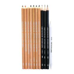 Cretacolor artist studio drawing set of 11 elements