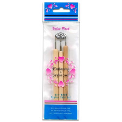 Royal&Langnickel zestaw narzędzi do embossingu 3szt - sklep plastyczny