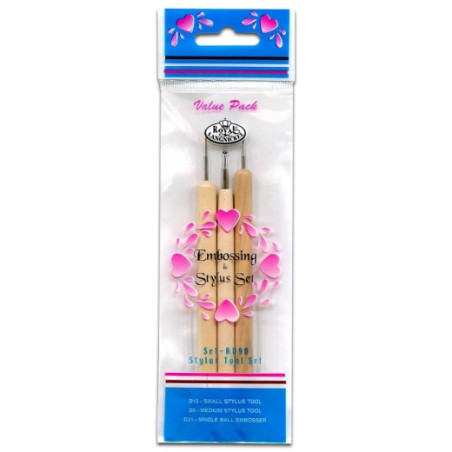 Royal&Langnickel zestaw narzędzi do embossingu 3szt - sklep plastyczny