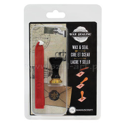 Pieczęć + lak na blistrze - Sklep plastyczny - szał dla plastyków