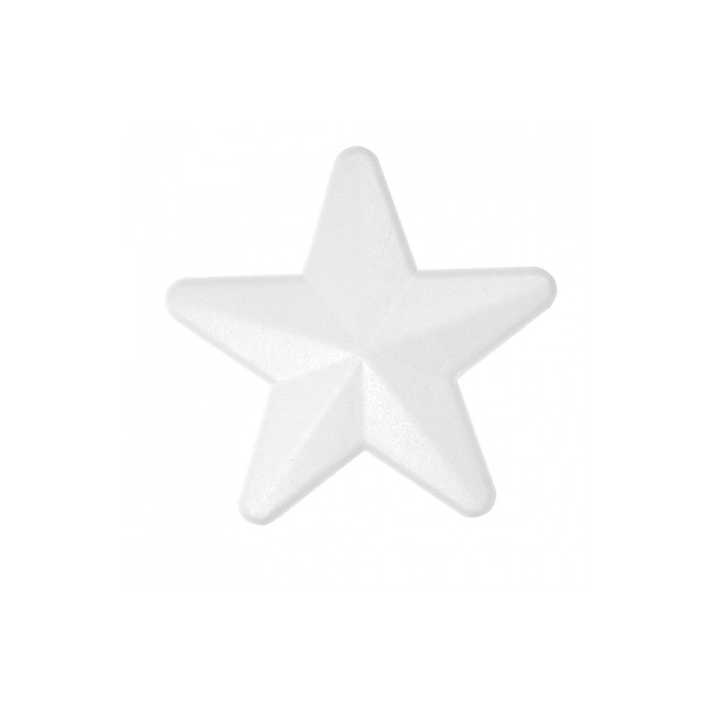 Gwiazda 5 ramienna ze styropianu 15cm - Sklep plastyczny - szał dla pl