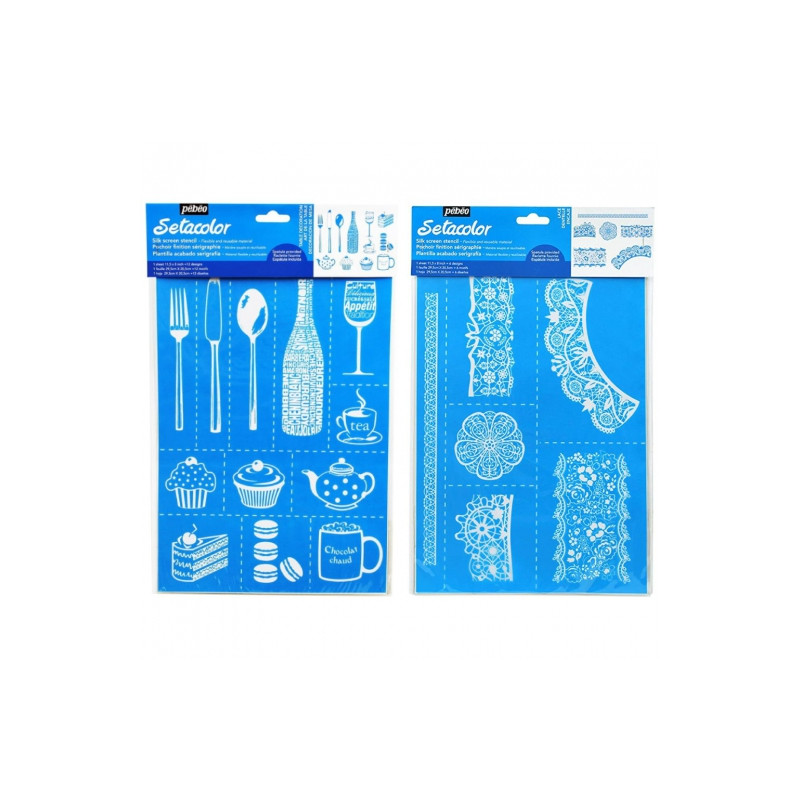 Pebeo setacolor templates