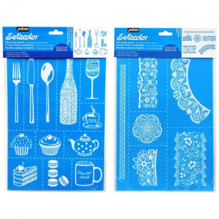 Pebeo setacolor templates