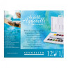 Sennelier la petite aquarelle watercolor paints 12 half cubes