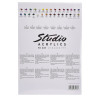 Pebeo studio set of acrylic paints 30x20ml + brush