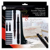 Manuscript calligraphy set for left-handed calligraphy