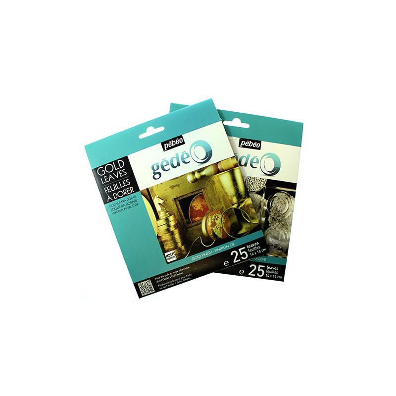 PPebeo gedeo gold leaves cut 14x14cm 25 petals - szał art - sklep plas