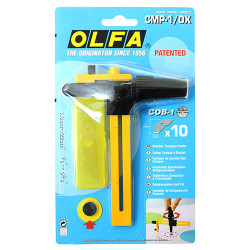 OLFA Ratchet Compass Circle Cutter CMP-1/DX   - szal art - sklep plast