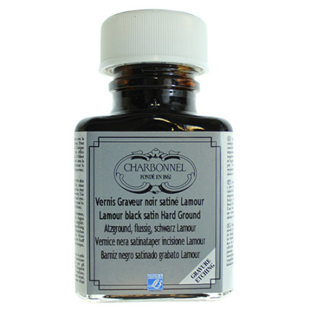 Charbonnel werniks do rytowania czarny satynowy Lamour 75ml - sklep pl