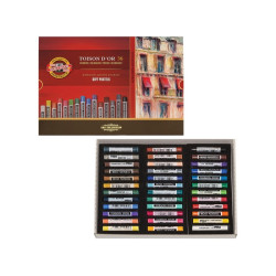 Koh-i-noor toison d'or zestaw pasteli suchych 36 kolorów 8515 - sklep