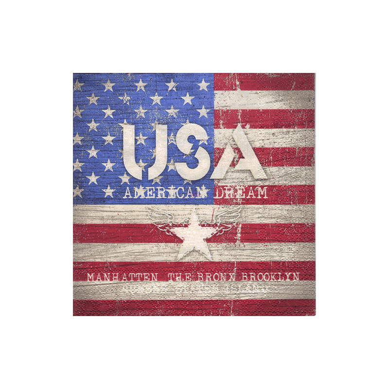 Decoupage Napkin Ambiente - 30-13307850 american dream - szal art - sk
