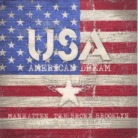 Serwetka do decoupage Ambiente - 30-13307850 american dream - sklep pl