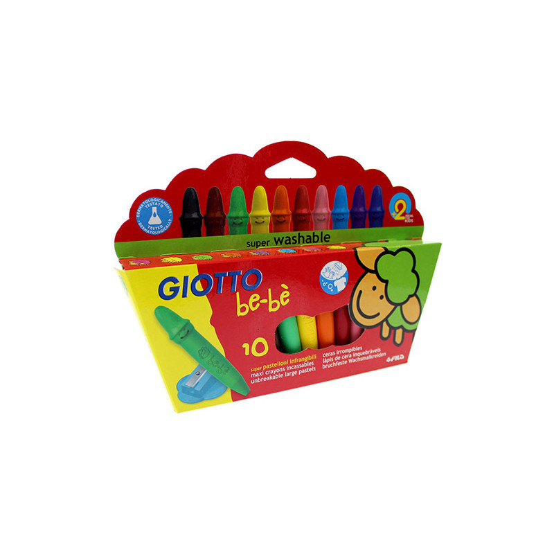 Giotto be-be zestaw 10 pasteli dla dzieci - sklep plastyczny - szał dl