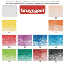 Bruynzeel expression color set of 12 colored pencils