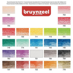 Bruynzeel expression color a set of 24 colored pencils