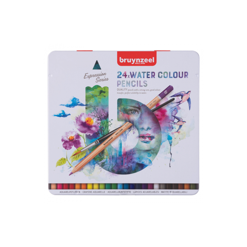Bruynzeel expression aquarel a set of 24 watercolor pencils