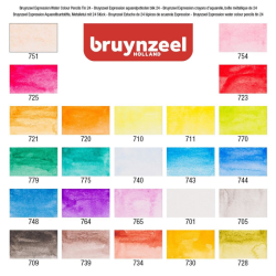Bruynzeel expression aquarel a set of 24 watercolor pencils