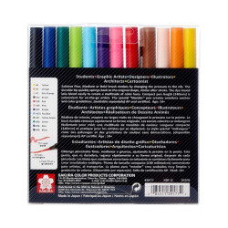 Sakura koi coloring brush pen set of 12 pens
