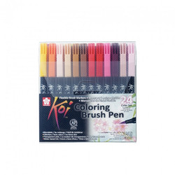 Sakura koi coloring brush pen zestaw 24 pisaków - sklep plastyczny - s