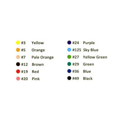 Sakura koi coloring brush pen set of 12 pens