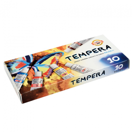 Koh-i-noor zestaw temper w tubach 10x16ml - sklep plastyczny - szał dl